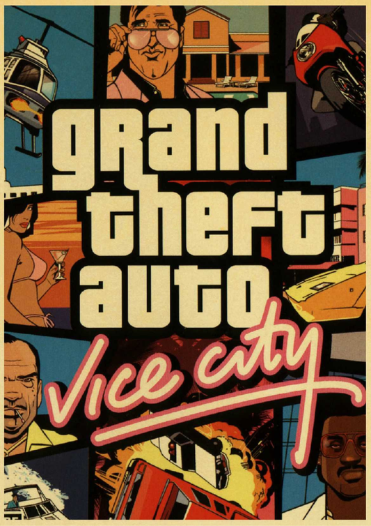 GTA Vice City Poster