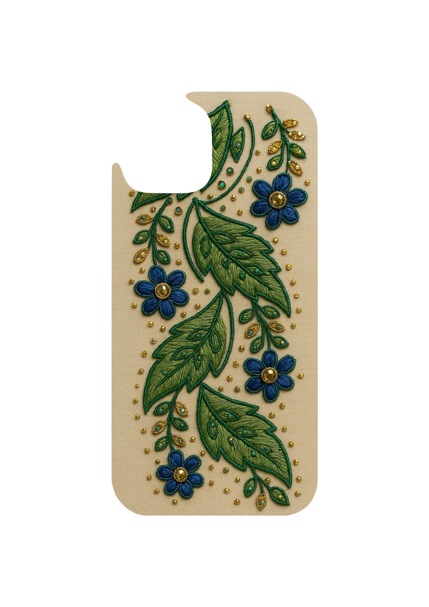 Embroidered Leaf