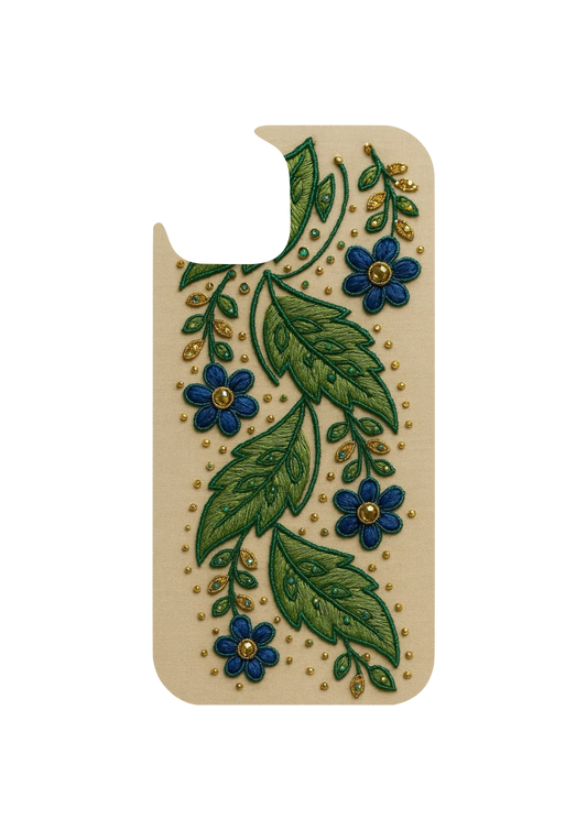 Embroidered Leaf